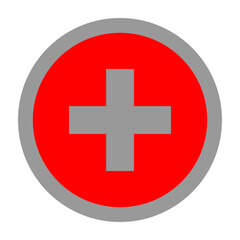Medical Cross Vector Flat Icon Design