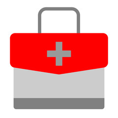 Medication Box Vector Flat Icon Design