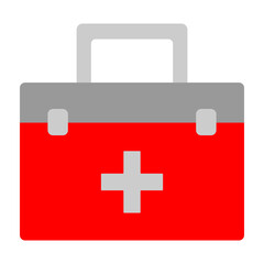 Doctor Bag Vector Flat Icon Design