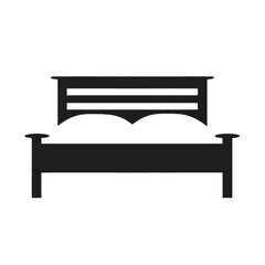 bed  silhouette vector illustration transparent background