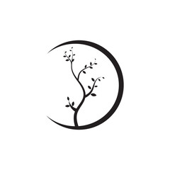 tree branch vector ilustration design template