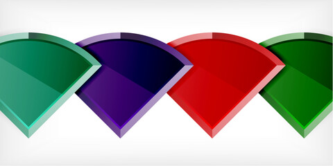 Triangle circles background. Vector Illustration For Wallpaper, Banner, Background, Card, Book Illustration, landing page