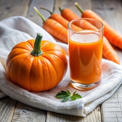 carrot juice and pumpkin