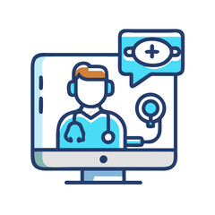 Obraz premium Icon of Medical and Health