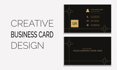 creactive modern clean and stylish professional bussiness card design template