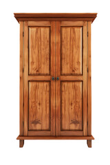 wardrobe cabinet, isolated against a transparent background