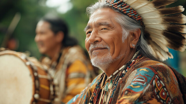 A workshop on Native language revitalization efforts, teaching basic phrases and songs from various Indigenous languages, American Indian Heritage Day