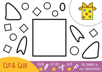 Education paper game for children, Gift.