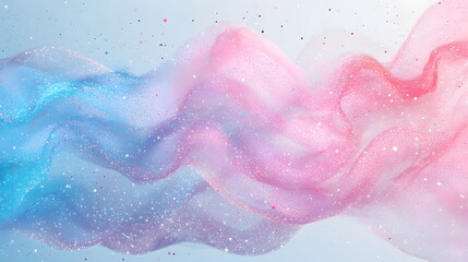 Fototapeta premium Shimmering Pastel Pink Particles