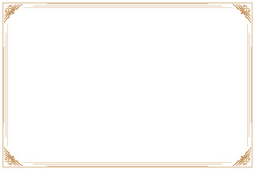 Elements of ornate vintage frames border. Gold on white classic calligraphy swirls, floral motifs. Design print for greeting cards, wedding invitations, restaurant menu, royal certificates. Set 227