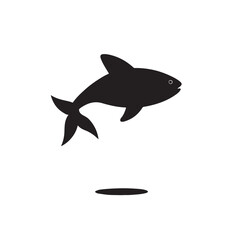 Jumping Dolphin Silhouette