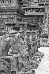 Guardians at the Khai Dinh Tomb, Vietnam