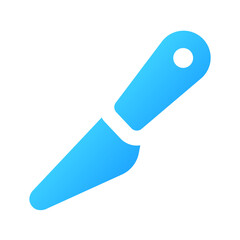 Knife icon. knife, paper knife, tool, graphic, slice, cut, cutting, stainless, scalpel, edit tools. Vector icon illustration