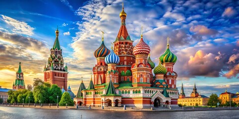 Obraz premium Cultural symbols in traditional Russian imagery embody significant stereotypes, highlighting folklore themes,