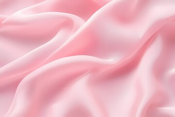 Obraz premium Soft Pink Fabric with Gentle Curves and Smooth Texture