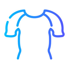 shirt Line Gradient Icon