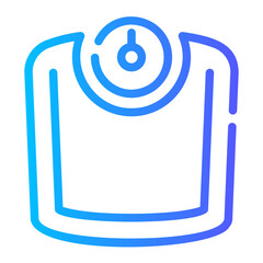 scale Line Gradient Icon