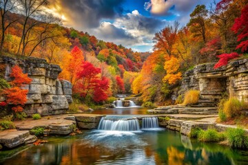 Discover the stunning scenery of Dogwood Canyon, showcasing nature’s autumn splendor, diverse wildlife, and tranquil