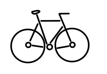 bicycle icon vector illustration