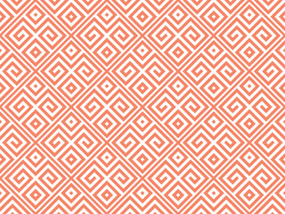 Abstract geometric pattern. A seamless vector background. White and pink ornament. Graphic modern pattern. Simple lattice graphic design