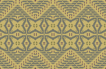 Baroque Korea Traditional Patternfolk Embroidery, Aztec Geometric Ornament Print. Design for Carpet, Wallpaper, Clothing, Wrapping, Fabric