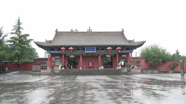 ancient taoist temple named yongle palace in yuncheng,shanxi