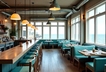 Cozy Coastal Bar: The Perfect Place to Unwind 