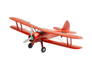 toy airplane isolated against a transparent background