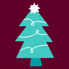 Festive Christmas Elements: Trees, Wreaths, and Stockings