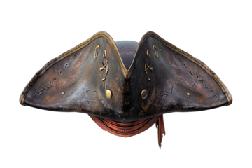 pirate hat isolated against a transparent background