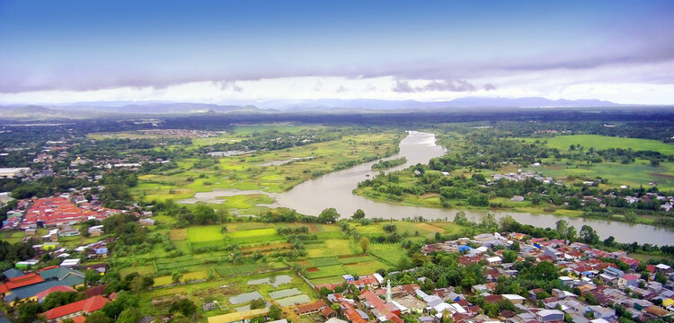 Aerial Photograpy - Lanscape River Beautiful Nature