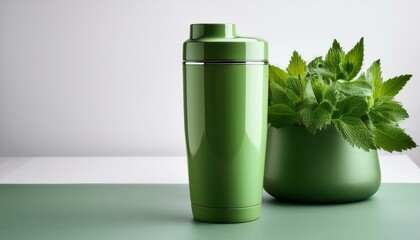 Green Tumbler Mock-Up and Blank for your text or design