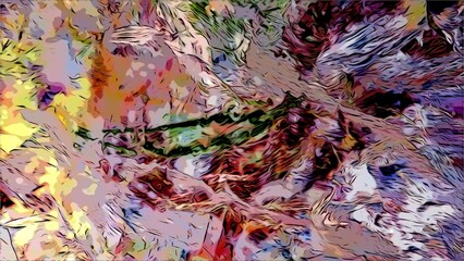 Color texture. Hand drawn oil painting on canvas. Abstract art background. Modern, contemporary art. Colorful canvas. Wall decor background	
