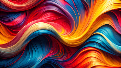 Obraz premium astract wavy colourful background