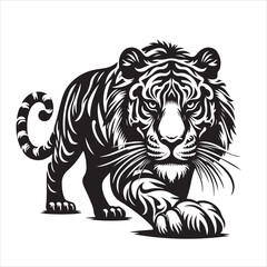  animal vector and Tiger head vector illustration