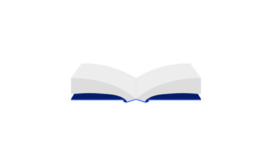 Open Book Blue Color
