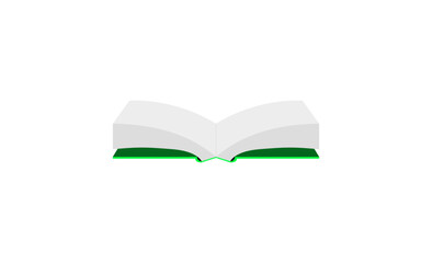 Open Book Green Color