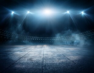 Elevate your designs with this versatile background: A smoky atmosphere illuminated by bright lights, creating a dynamic and exciting stage