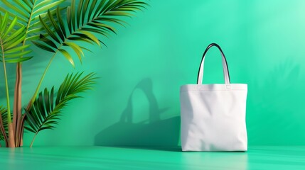 Stylish Tote Bag Mockup with Customizable Design