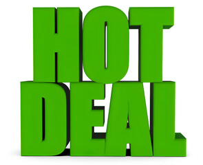 Hot Deal, 3d text
