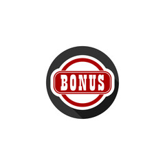 Bonus sign icon isolated on transparent background