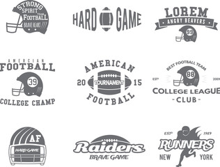 Obraz premium set of vintage retro labels