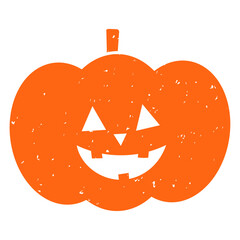 お化けかぼちゃのスタンプ