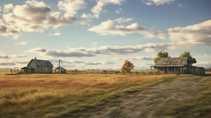 Fototapeta premium A photo of Minimal Homestead Homes