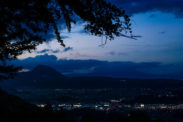 霊山からの夜景　大分