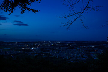 霊山からの夜景　大分