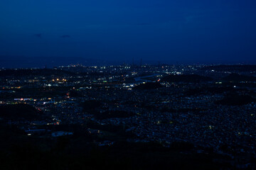 霊山からの夜景　大分