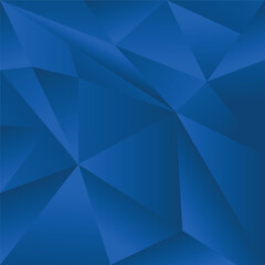 Obraz premium Abstract geometric deep blue background Pro Vector