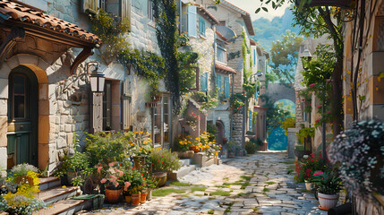 Beautiful old town of Provence