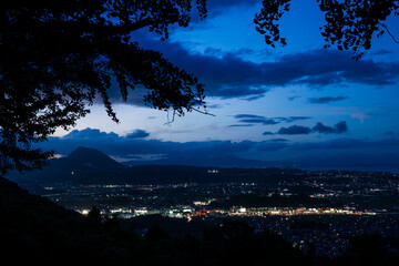 霊山からの夜景　大分